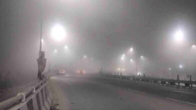 Photo of  घने कोहरे की चादर में लिपटा हरिद्वार-दिल्ली नेशनल हाईवे