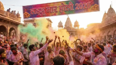 Photo of जब होली में रंग नहीं, लड्डू उड़ते हैं, इस अनोखी परंपरा की शुरुआत कैसे हुई?