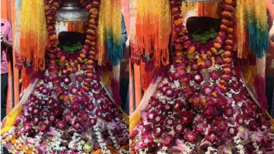 Photo of सावन के दूसरे सोमवार पर बाबा विभूतिनाथ मंदिर में उमड़ा आस्था का सैलाब, विशेष श्रृंगार से सजे भोलेनाथ
