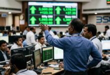 Photo of शेयर बाजार में लौटी रौनक, Sensex 334 अंक और Nifty 24,009 के पार खुला